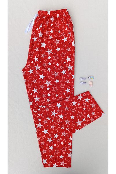 siyalife Summer Star Patterned Women's Oversize Pajamas