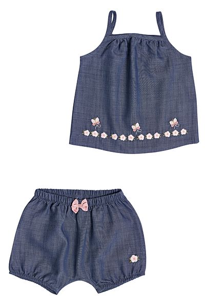 Miny Center Baby Girl Set of 2