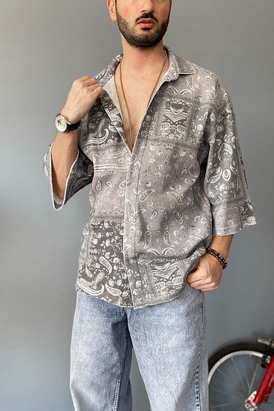 Alışveriş Sokağı Πουκάμισο ζακάρ με κοντό μανίκι