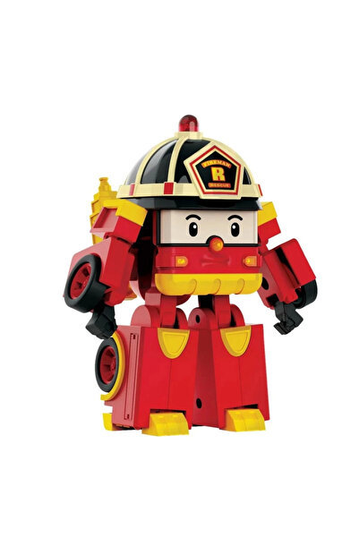 NW NessiWorld Nessiworld POLI MRT-686 Sesli ve Işıklı Robocar Poli Büyük Transforming Robot Roy -Necotoys