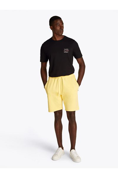 Tommy Hilfiger Tommy Hilfiger Men Black Logo Crew Neck T-Shirt