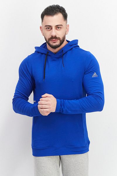 adidas Men Sportswear Fit Long Sleeves Training Hoodie, Blue