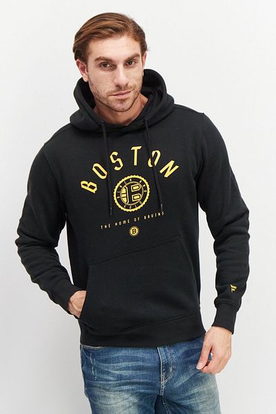 Fanatics Men Sportswear Fit Hooded Long Sleeve Sweatshirt, Black