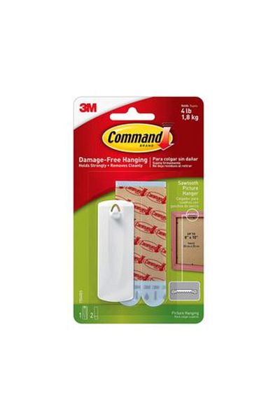 3M Command Sawtooth Picture Hanger Hook Set (3 pcs)
