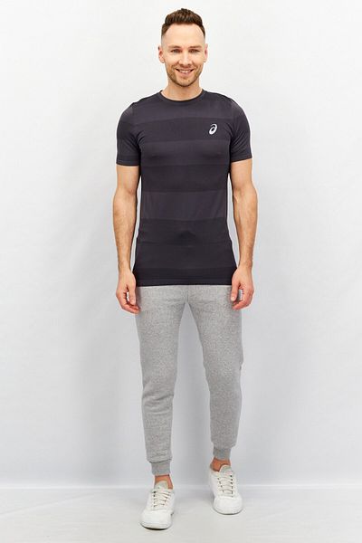 Asics Men Sportswear Fit Short Sleeves T-Shirt, Dark Grey