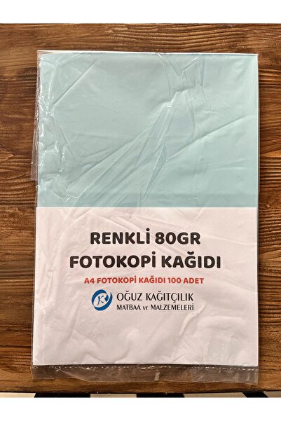 RENKLİ FOTOKOPİ KAĞIDI A4 MAVİ