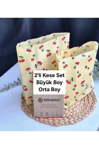 ÖZBALDAN Mega Reusable 2-Pouch Set Wax and Likable (Wax, Cloth)