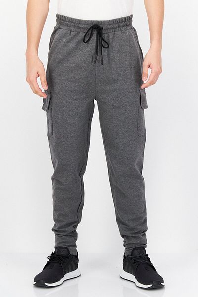 Sovereign Code Men Regular Fit Heather Sweatpants, Grey