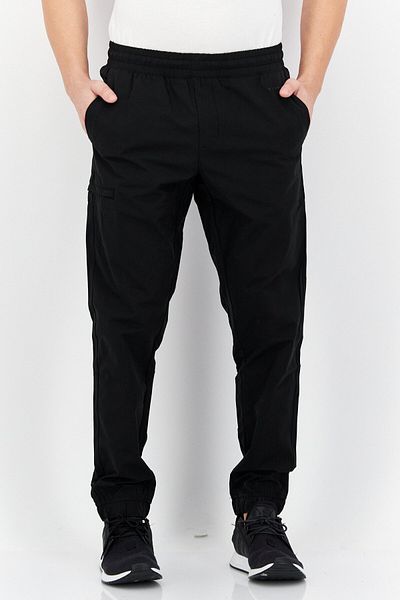 EveryDay Men Regular Fit Draw String Jogger Pants, Black