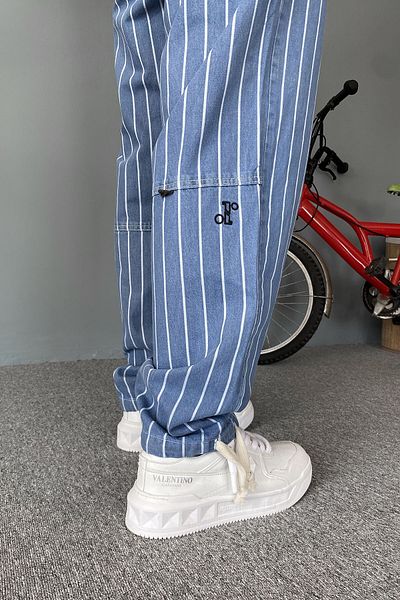 Alışveriş Sokağı Pantaloni de blugi Jogger cu dantelă