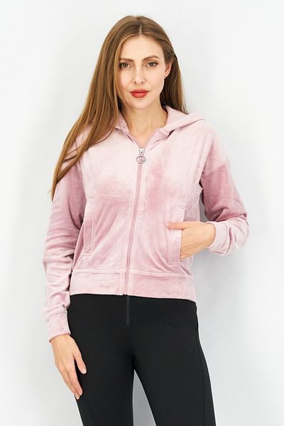 FILA Women Sportswear Fit Long Sleeve Training Hooded Jackets, Purple