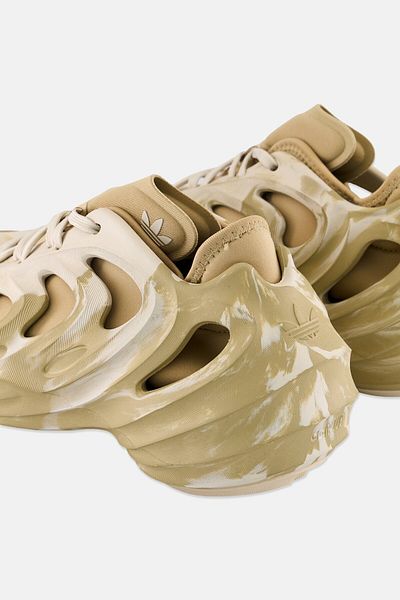 adidas Kids Boy Adifom Q Lace Up Outdoor Shoes, Beige
