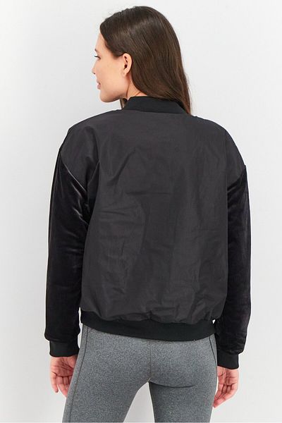 adidas Women Sportswear Fit Reversible Bomber Jacket, Black
