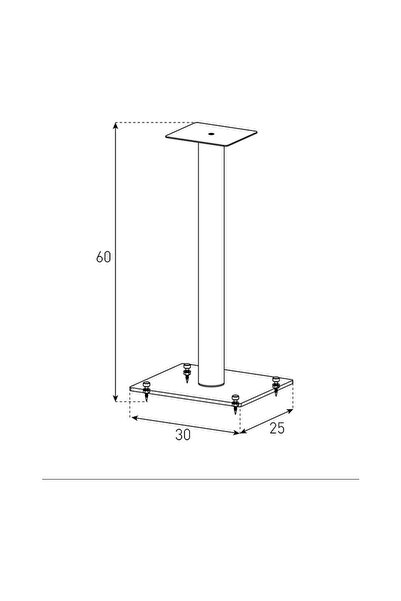 Sonorous Sp100 Takım Hoparlör Standı Beyaz