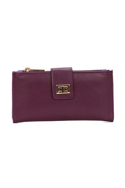 NEWISH POLO ACCESSORIES Women's Paper, Coin Compartment Wallet, Portfolio Wallet with Card Holder Wrist Strap