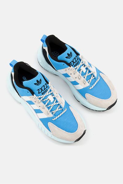 adidas Men Zx 22 Boost Lace Up Sport Shoes, Blue Combo