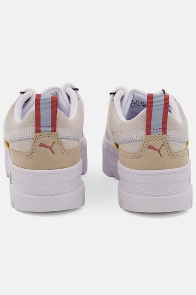 Puma Women Lace Up Mayze Bright Heights Sports Shoes, Grey