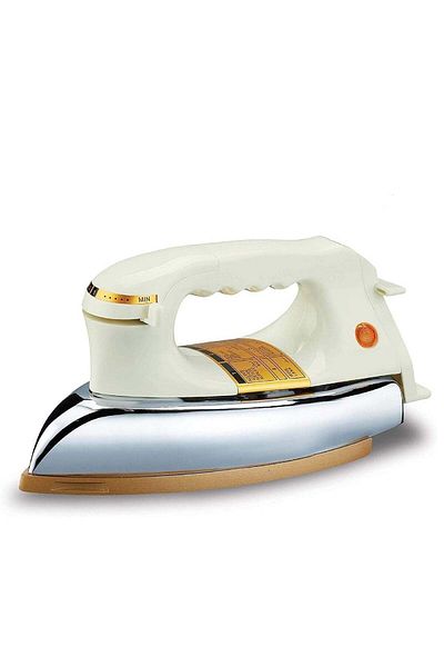 REFURA Automatic Heavy Iron With Non-Stick Golden Teflon Soleplate & Adjustable Thermostat Control |