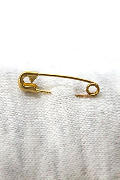 STOREMAX Gold Colored Safety Pin - 3 cm, 50 Pieces