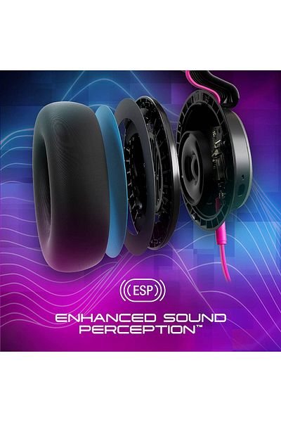 Skullcandy SLYR Pro Multi-Platform Over-Ear Wired Gaming Headset, Works with Xbox Playstation and PC