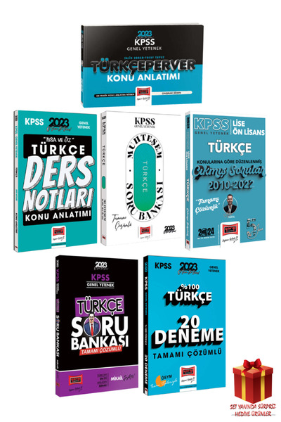 Panem Yayınları KPSS Yargı Türkçe Konu Anlatımı+Kısa ve Öz Ders Notu+Soru Ban...