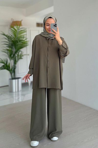 Ka Hijab Ανδρικά παπούτσια Pearly Team Khaki Model II
