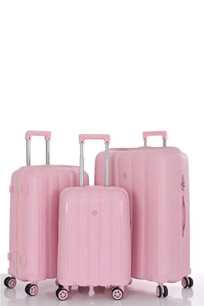 MÇS Üçlü Polipropilen Valiz Seti V305