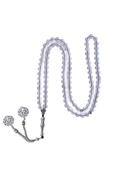Zeynep Büyükbay Crystal Quartz Natural Stone Rosary 99%