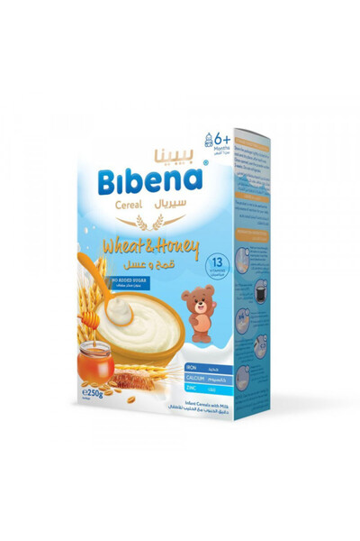 Bibena حبوب قمح وعسل 250 جرام