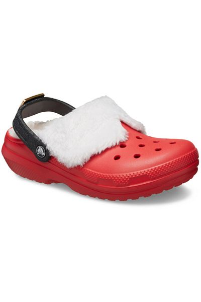 Crocs Clogs Crocs Classic Lined Santa Clog 45-46 EU - M11 US Red - Varsity Red/Multi