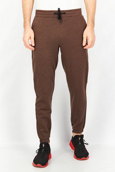 CELIO Men Regular Fit Solid Jogger Pants, Brown