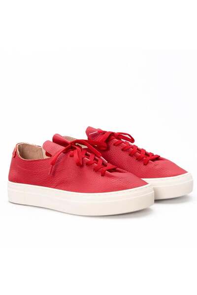 Gusse Chıage Women's Genuine Leather Sneaker Shoes 10600