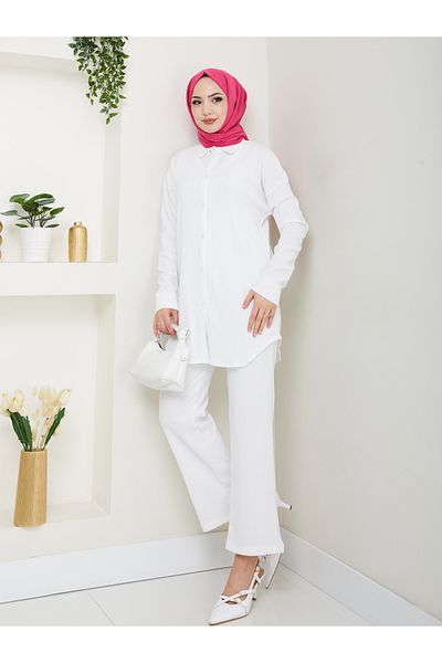 VOLT CLOTHİNG Γυναικείο Σετ Hijab Παντελόνι