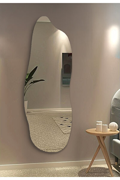 CG HOME Meli Boy Aynası, Asimetrik Ayna, Boy Aynası, Asimetrik Boyayna, Duvar Aynası