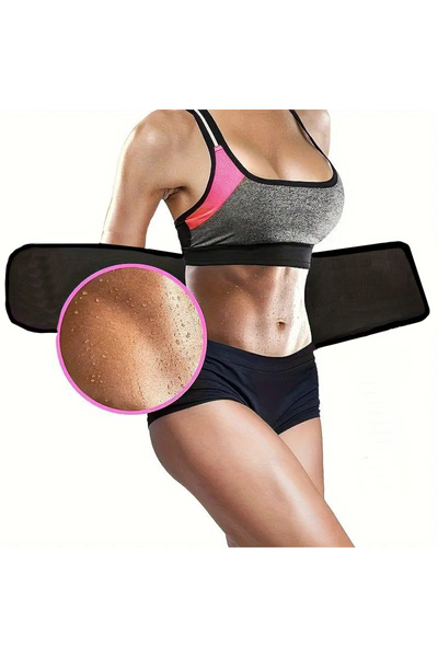 Sh Mağazacılık Waist Corset 100% Sauna Sweat Belt Effective in the Waist and Abdominal Area