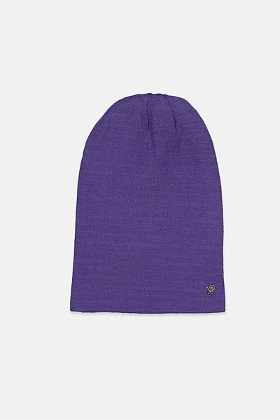Reserved Toddler Girls Knitted Beanie, Purple