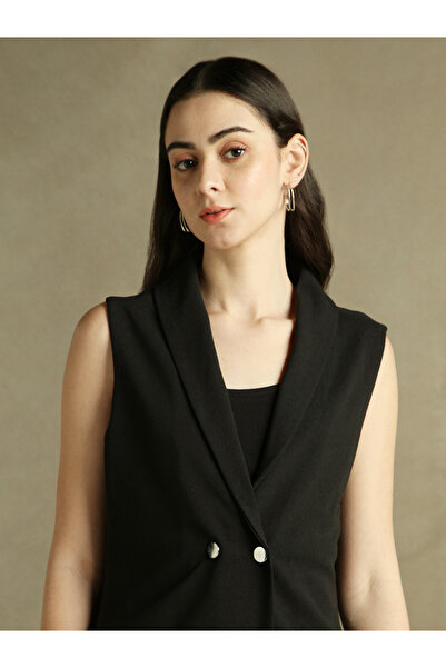 Dennis Lingo By Styli Regular Fit Lapel Collar Sleeveless Blazer