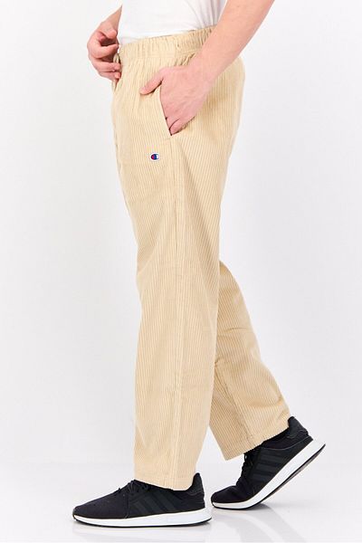 Champion Men Sportswear Fit Drawstring Corduroy Outdoor Pants, Beige