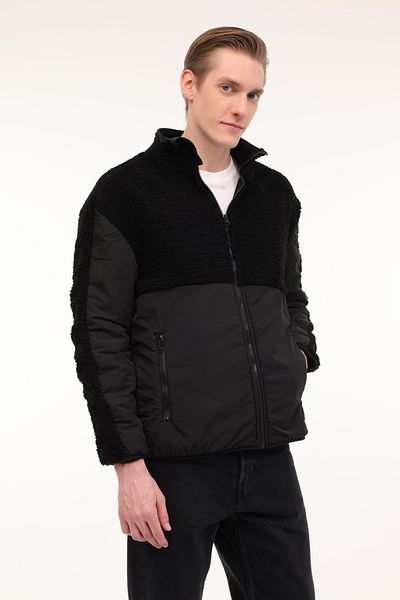 Lotto M-Hepherd Teddy Fz 4Pr Black Men's Coat