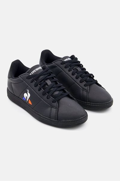 Le Coq Sportif Women Courtset Low Cut Lace Up Sports Shoes, Black