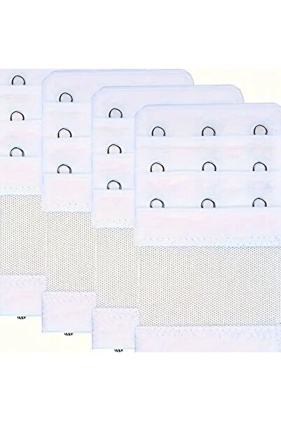 OZN AKSESUAR Σουτιέν Extension Agraf 3 Hook πλάτος ευρεία, λευκό με επιπλέον ...