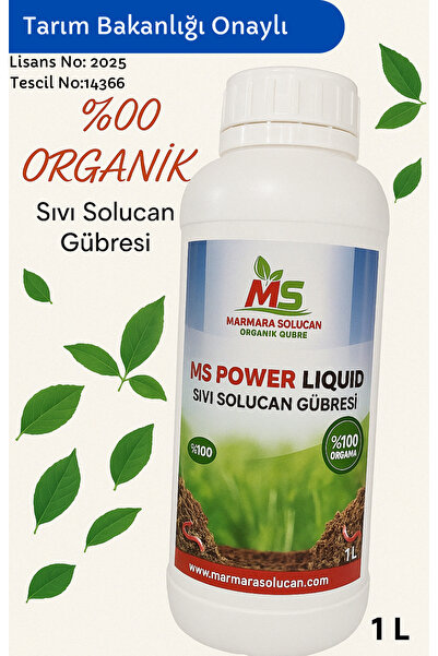 NeFizzDoğa %100 Doğal Sıvı Solucan Gübresi (1 Lt)