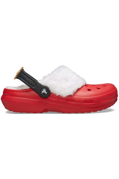 Crocs Clogs Crocs Classic Lined Santa Clog 45-46 EU - M11 US Red - Varsity Red/Multi