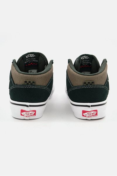 Vans Men Half Cab Lace Up Skate Shoe, Military Green