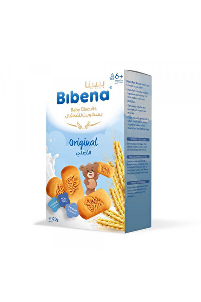 Bibena بسكويت الأطفال الأصلي 120 جرام