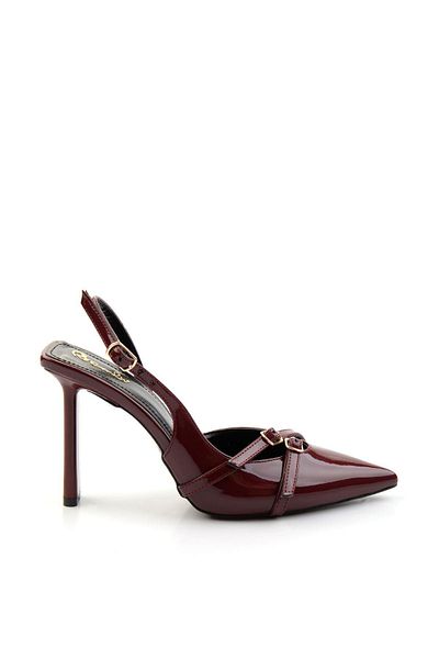 Bambi Burgundy Women's Classic Heeled Shoes K 01209081008