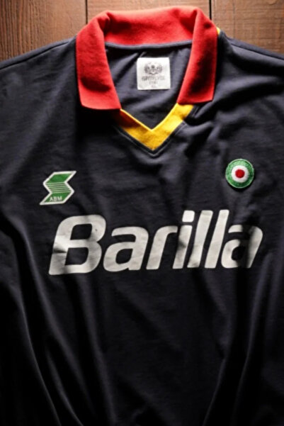 Overdrive Retro Roma Lacivert Futbol Forması 1991