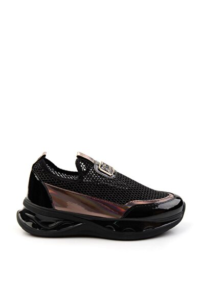 Bambi Siyah Kadın Sneaker K01228090208