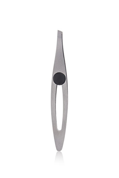 New Well ملاقط فضية ذات طرف مقطوع ناعم