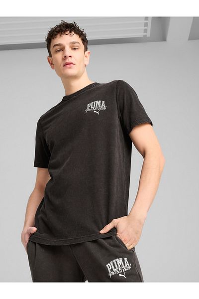 Puma Essential Logo Print Round Neck T-Shirt